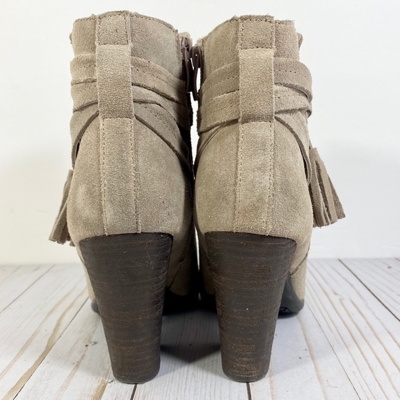 Very Volatile Enchanted Tassel Suede Leather Boot 8.5 - Picture 3 of 10